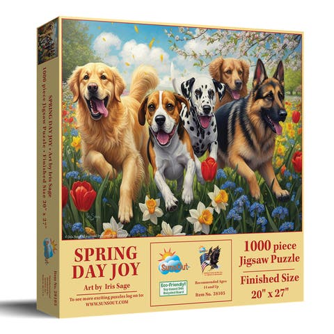Spring Day Joy 1000 piece Jigsaw Puzzle for Adults