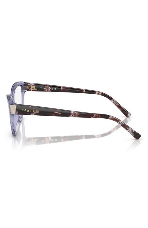 Vogue 54mm Cat Eye Optical Glasses In Purple