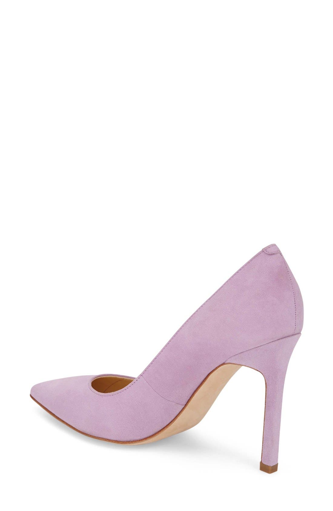 'Carra' Pump, Alternate, color, RICH LILAC SUEDE