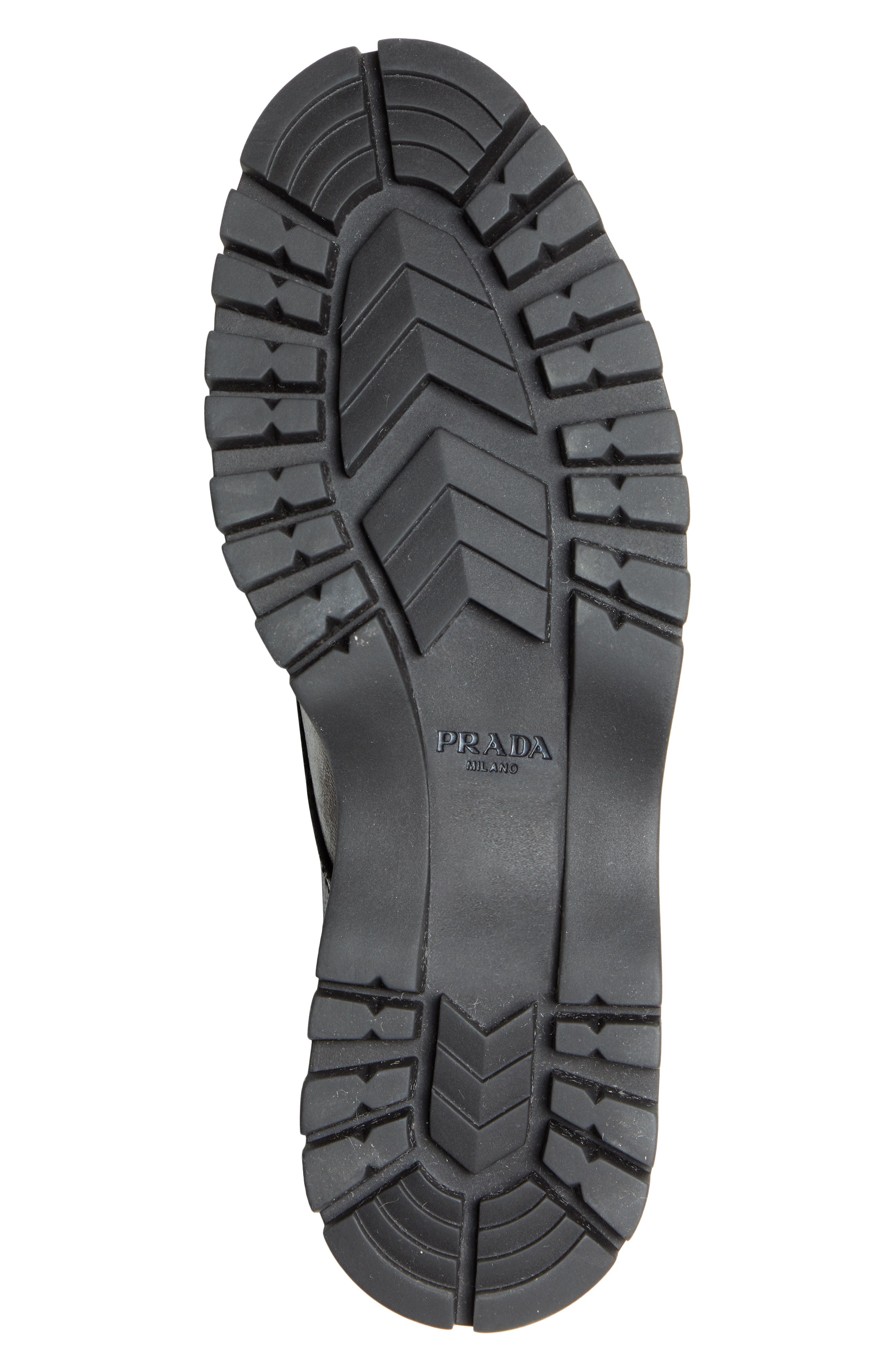 Prada Lace-Up Combat Boot, Alternate, color, 