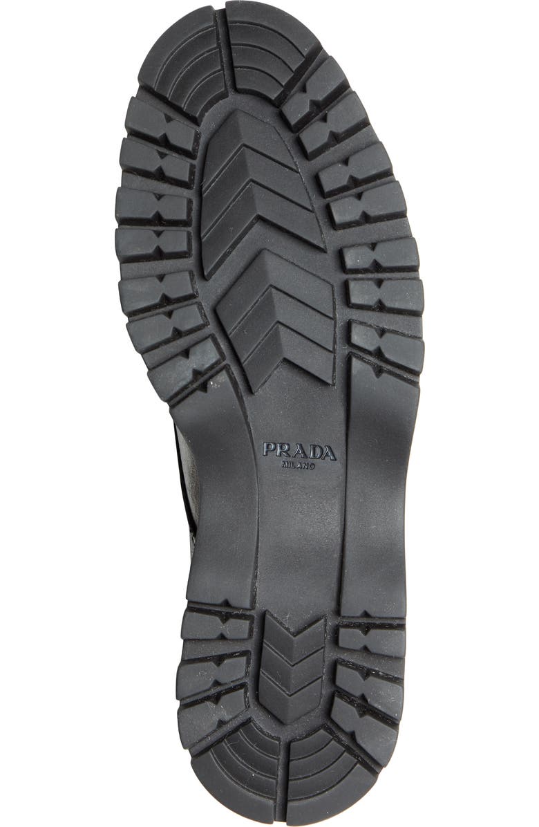 Prada Lace-Up Combat Boot, Alternate, color,