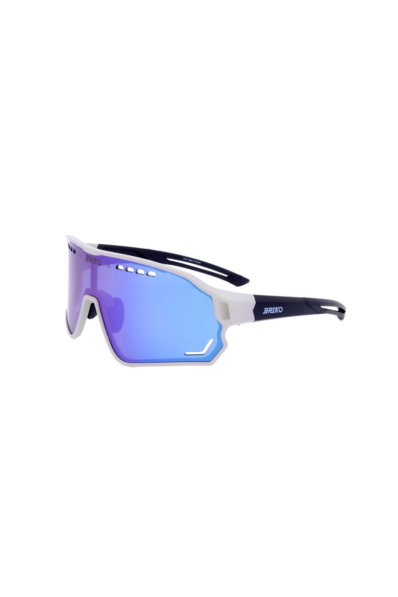 Shield Sport Sunglasses, Alternate, color, Sand Black Matt