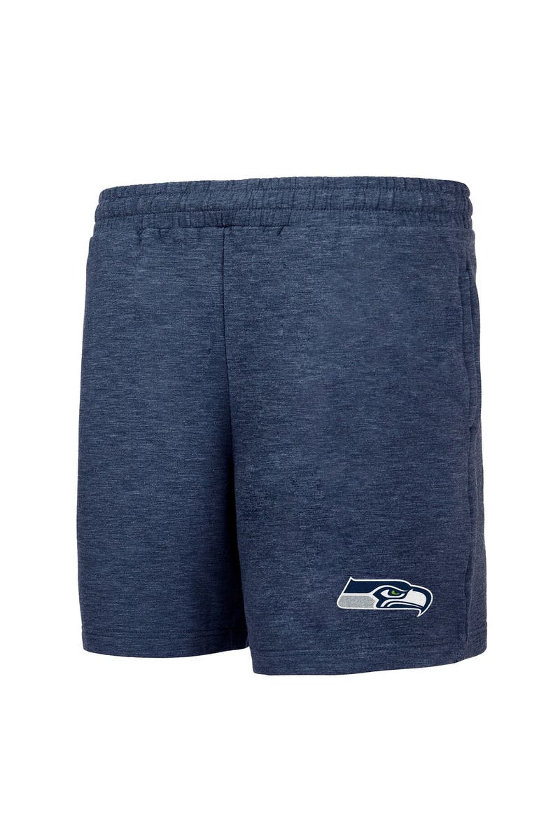 CONCEPTS SPORT Men's Concepts Sport College Navy Seattle Seahawks Powerplay Fleece Shorts, Main, color, 
