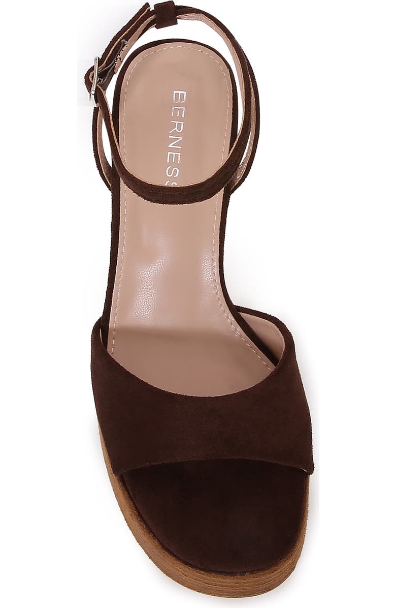 BERNESS Giulietta Platform Sandal, Alternate, color, Brown