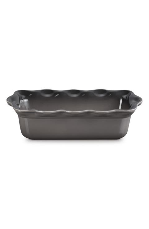 Heritage Stoneware 9-Inch Fluted Loaf Pan