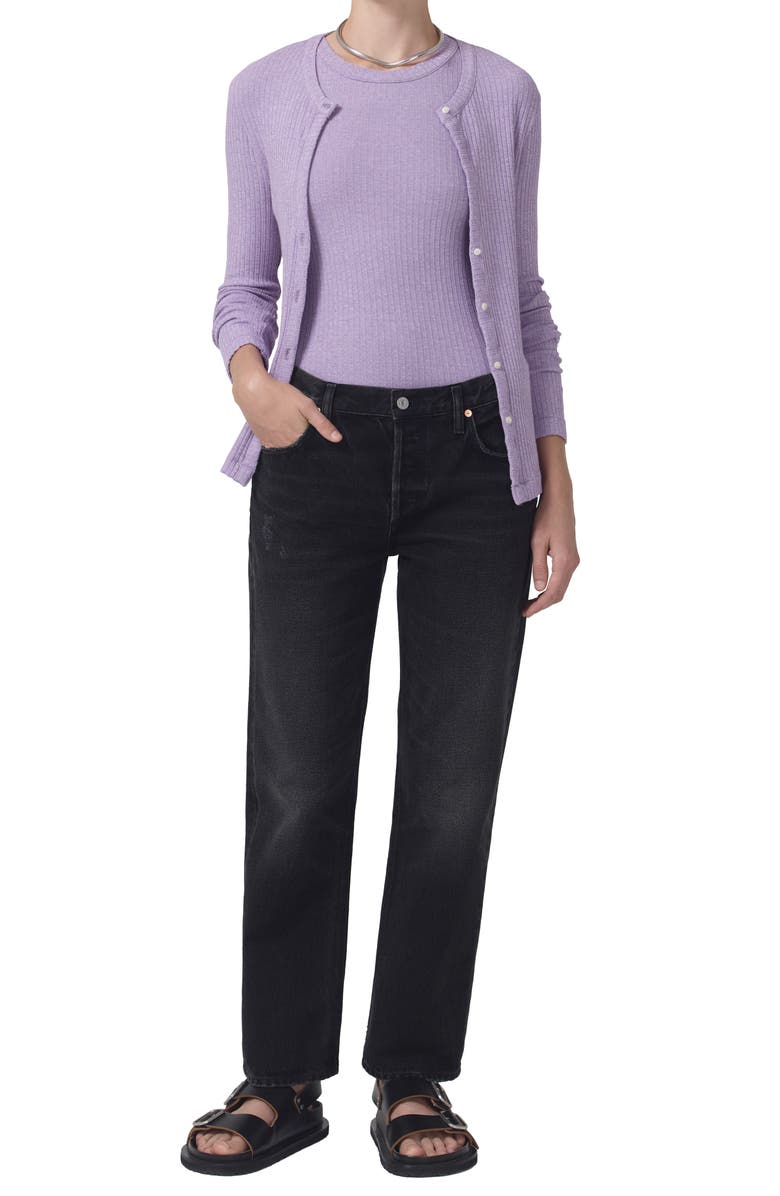 Citizens of Humanity Sadie Rib Cardigan, Alternate, color, 