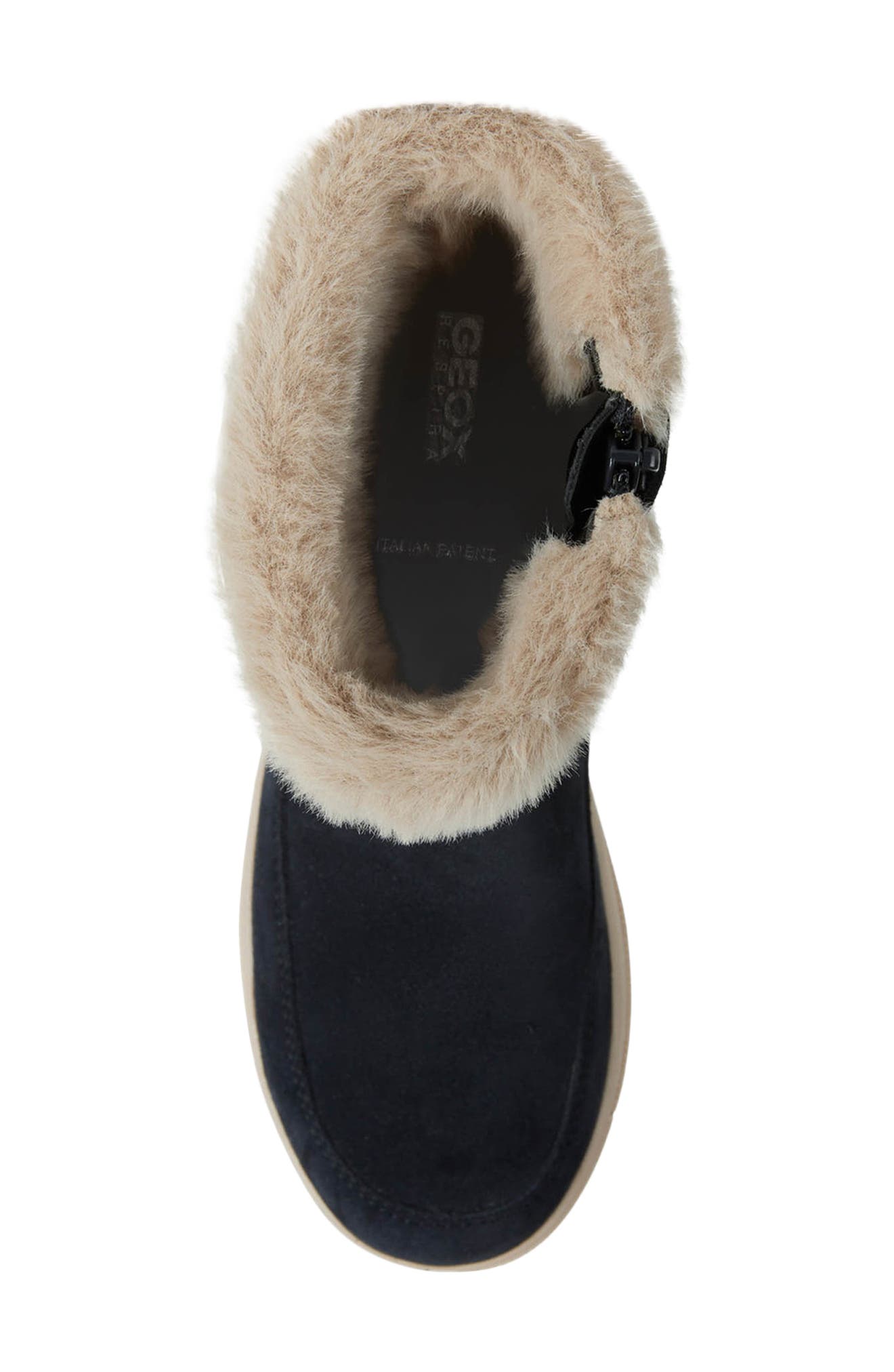 Geox Rebecca Waterproof Boot, Alternate, color, Dk Navy