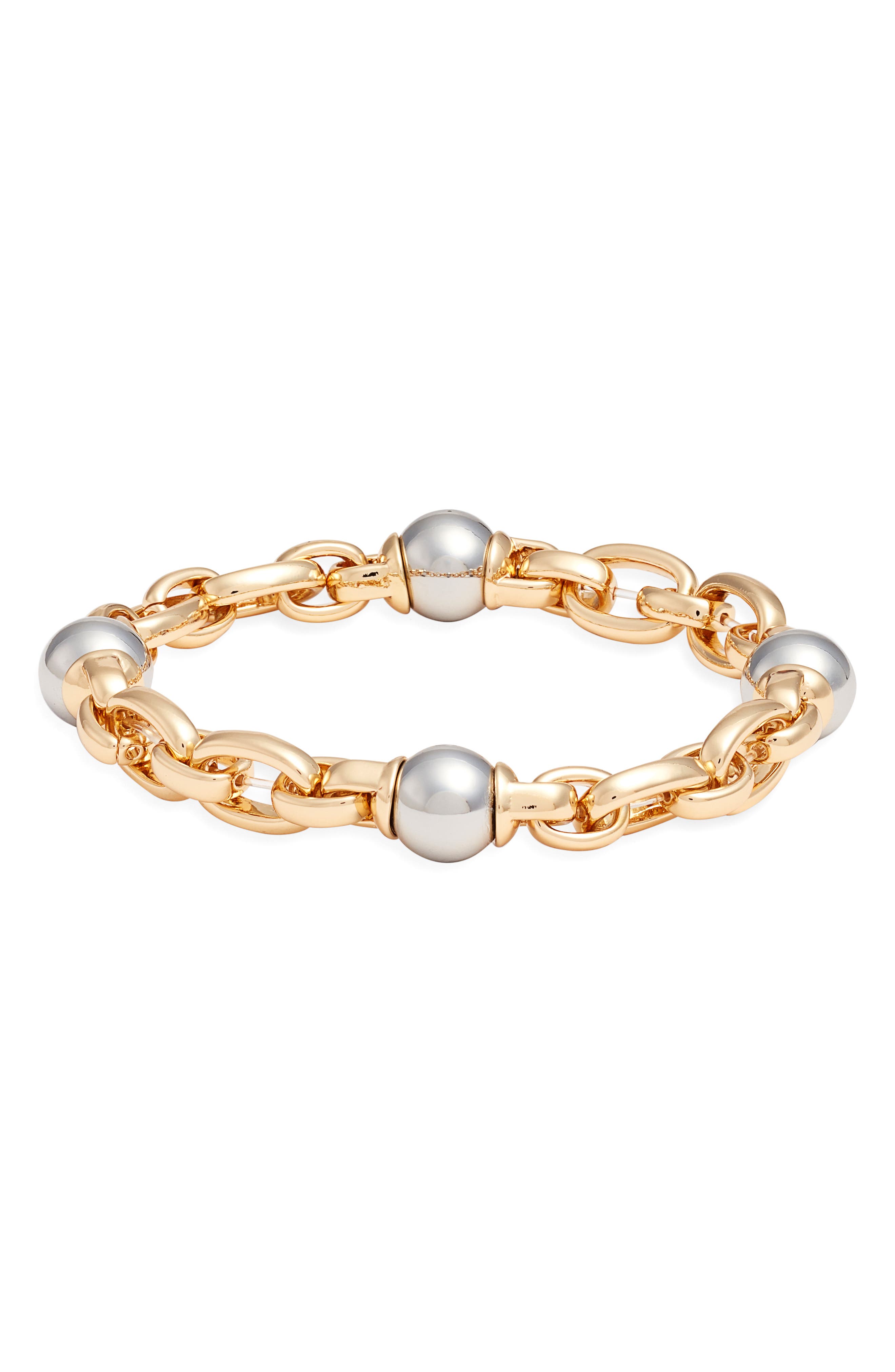 Nordstrom Orb Station Chain Stretch Bracelet