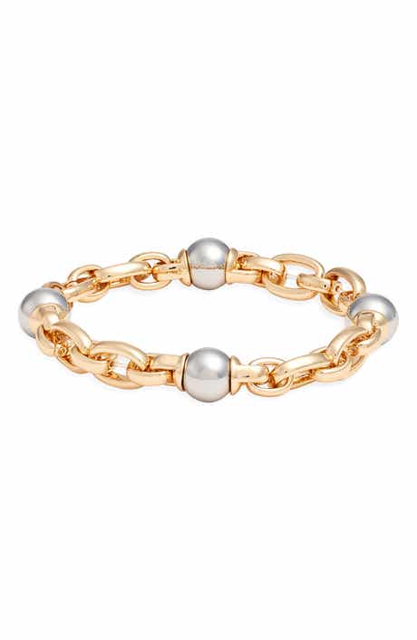 Nordstrom Orb Station Chain Stretch Bracelet