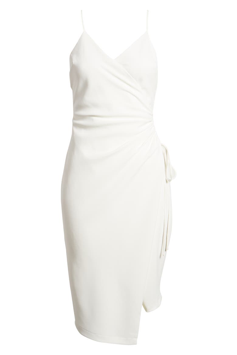 43SI3NNA Aerin Ruched Bodycon Dress, Alternate, color, OFF WHITE