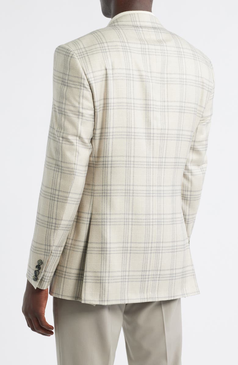 Canali Siena Regular Fit Silk & Cashmere Sport Coat, Alternate, color, Beige