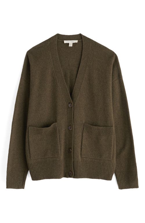 Seasalt Cornwall Senara Merino Wool Blend Cardigan In Green