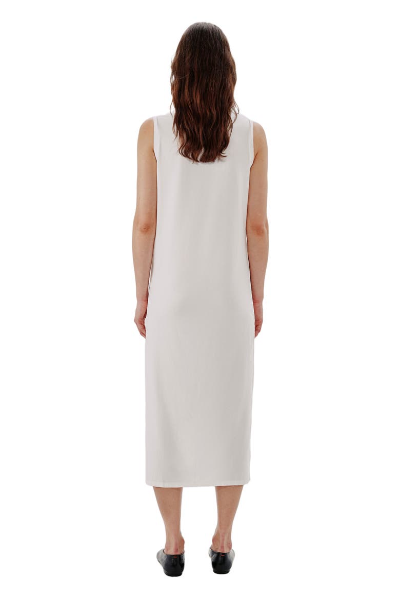 SLEEVELESS TEE DRESS, Alternate, color, WHITE