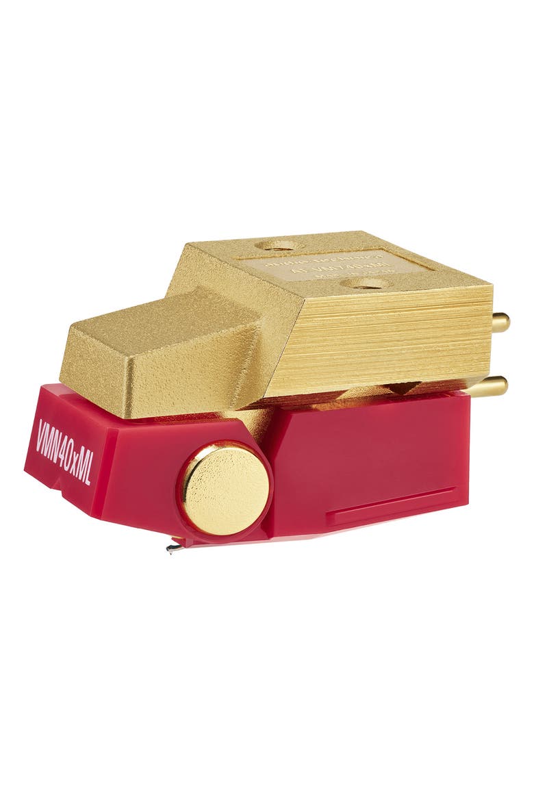 AT-VM740xML VMx Microlinear Dual MM Phono Cartridge, Alternate, color, Red
