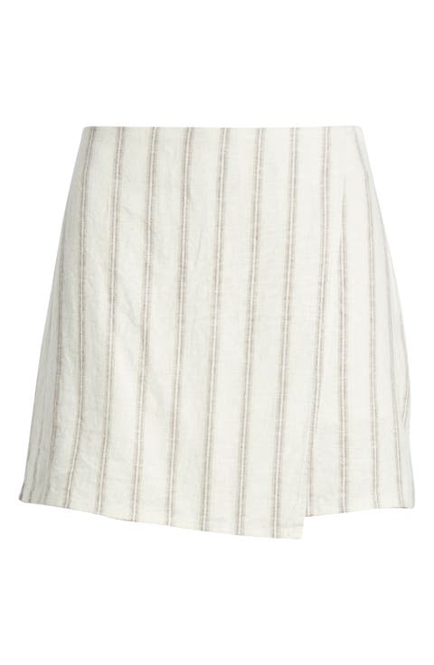 Linen Blend Skirt