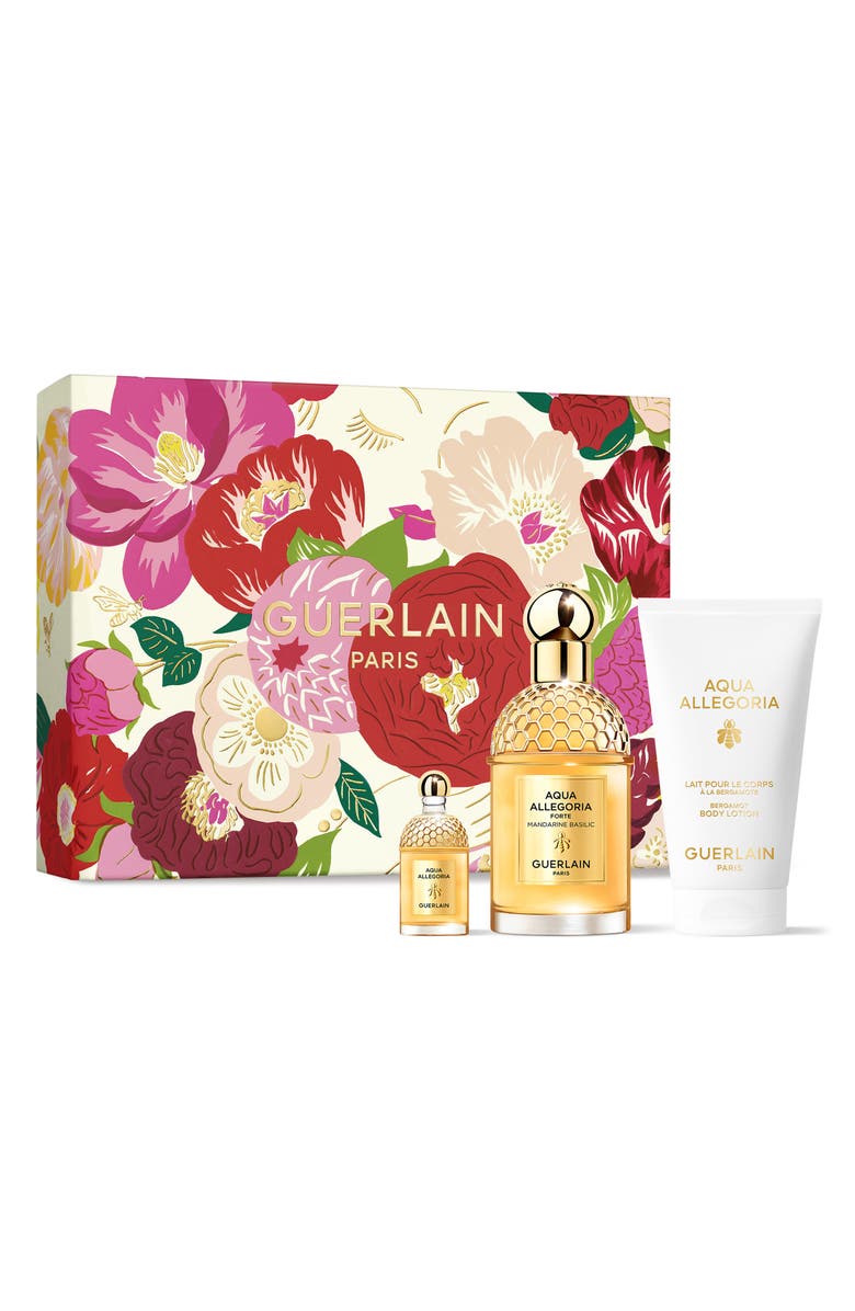 Guerlain Aqua Allegoria Mandarine Basilic Forte Eau de Parfum Gift Set $175 Value, Main, color, 