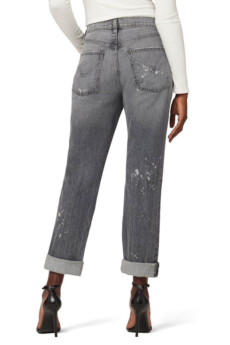 Thalia Loose Fit Rolled Cuff Jeans, Alternate, color, KARMA