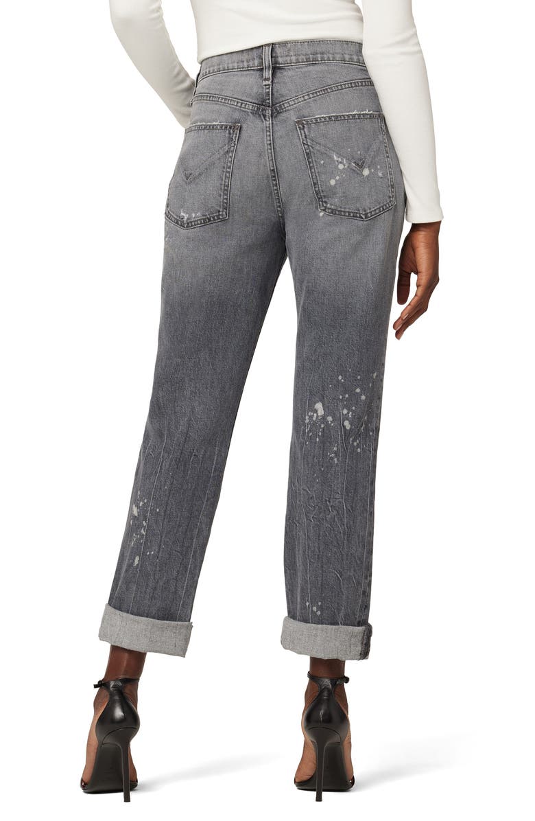 Hudson Jeans Thalia Loose Fit Rolled Cuff Ankle Jeans, Alternate, color,