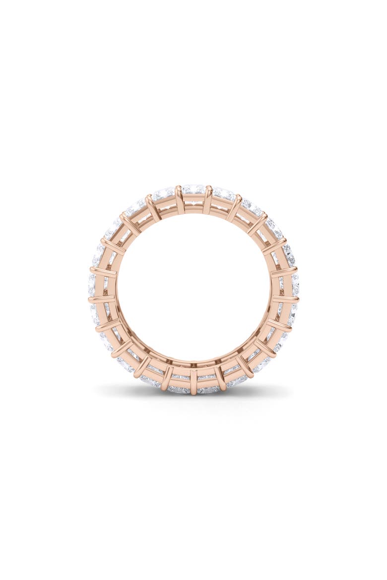 Radiant Cut Lab Created Diamond Eternity Ring, Alternate, color, 18K ROSE GOLD