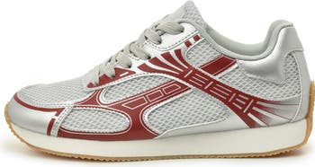 Metallic Mesh Sneaker