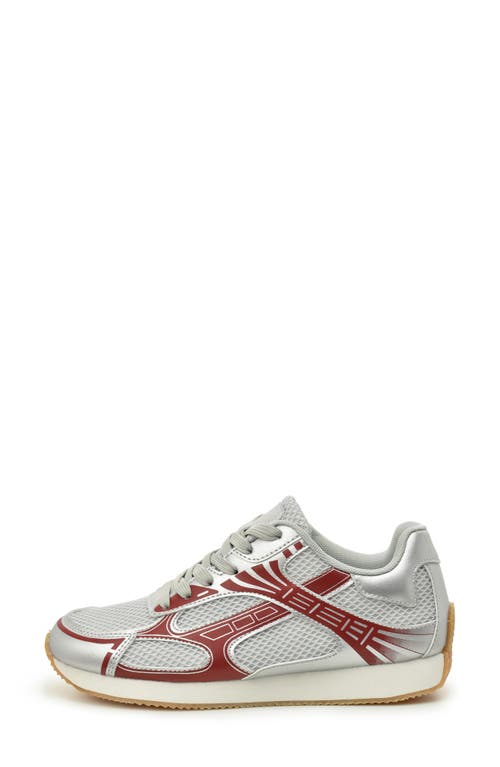 NICOLE MILLER NICOLE MILLER METALLIC MESH SNEAKER