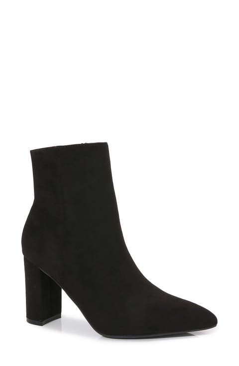 Sara Block Heel Bootie (Women)