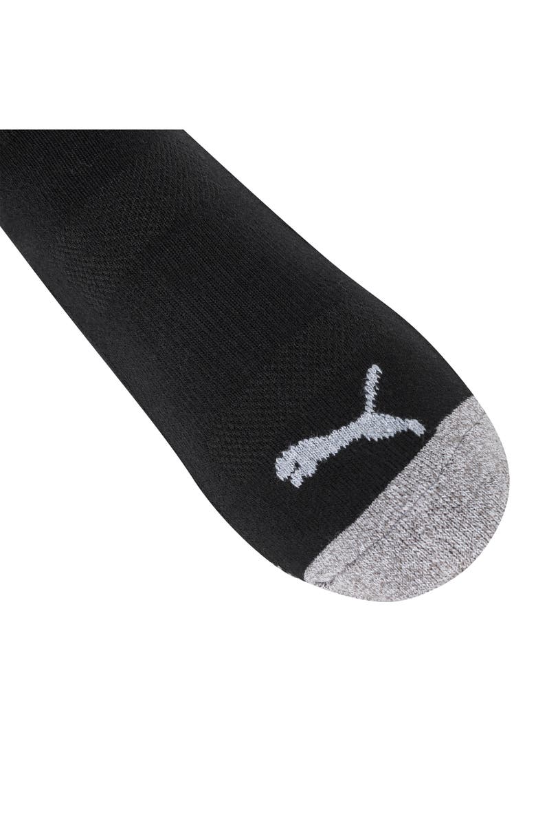 PUMA 3-Pack Terry Low Cut Length Socks, Alternate, color, Black Grey