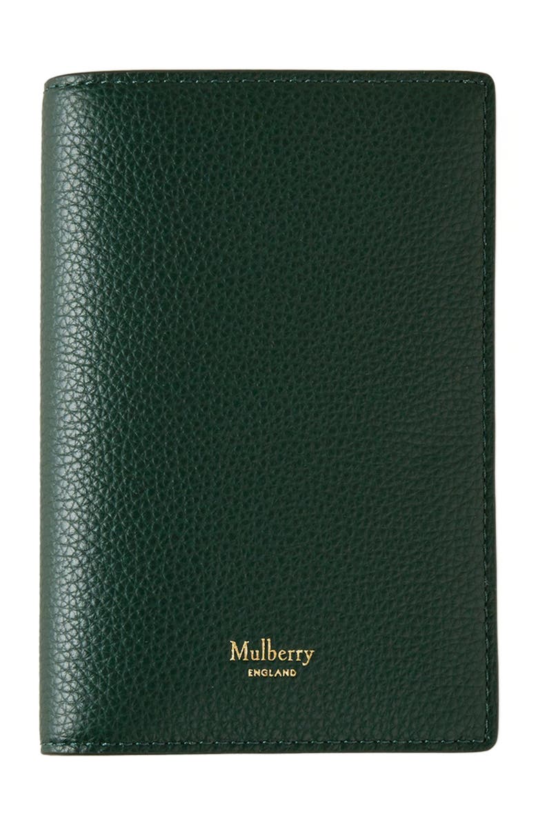 Mulberry Leather Passport Cover, Main, color, 