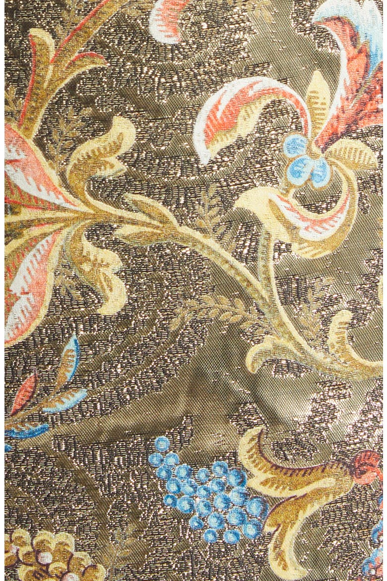 Paisley Metallic Tailored Coat, Alternate, color, PRINT ON BEIGE BASE