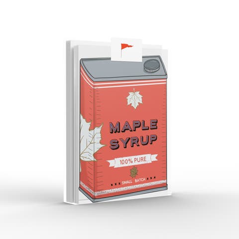 Maple Syrup Can Greeting Card Pack Set (8 ct.)