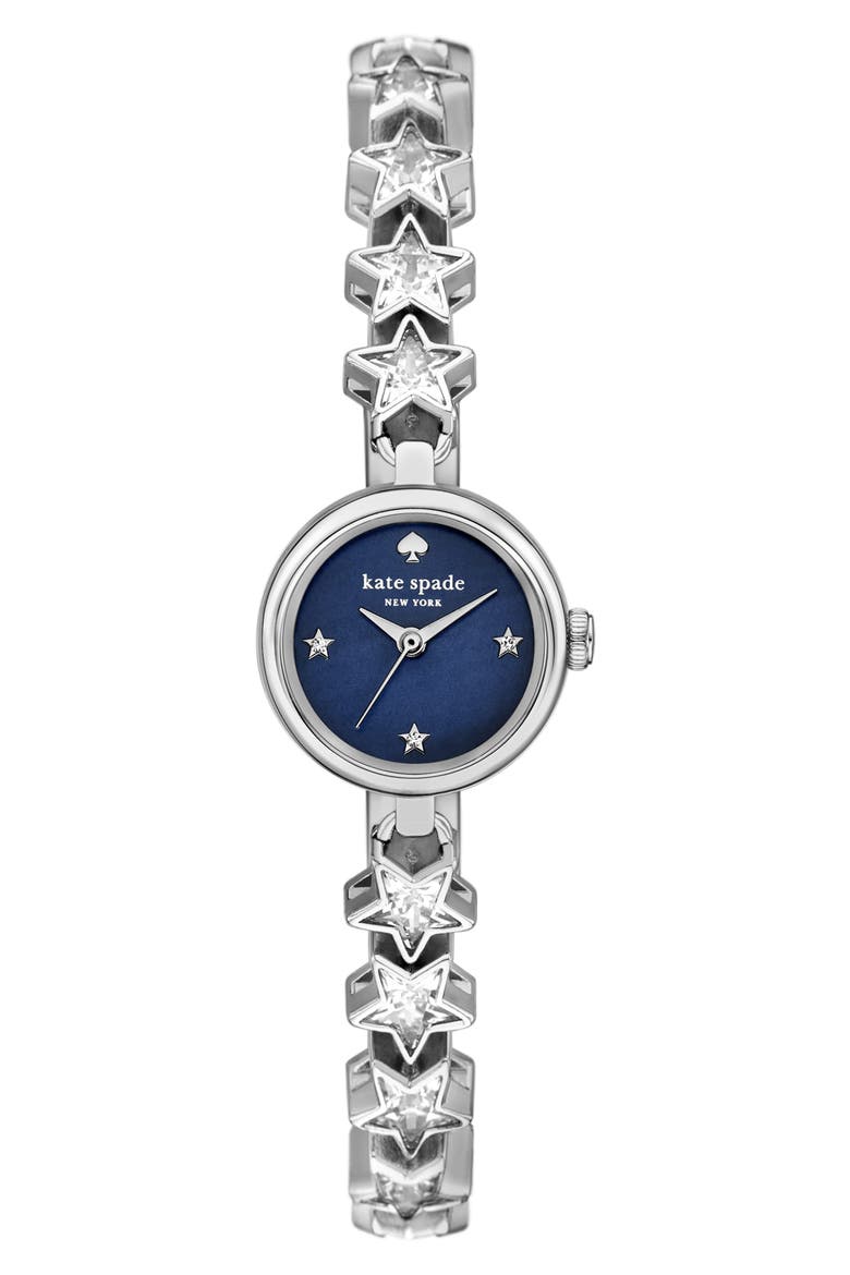 monroe star bangle watch, 20mm, Main, color, SILVER
