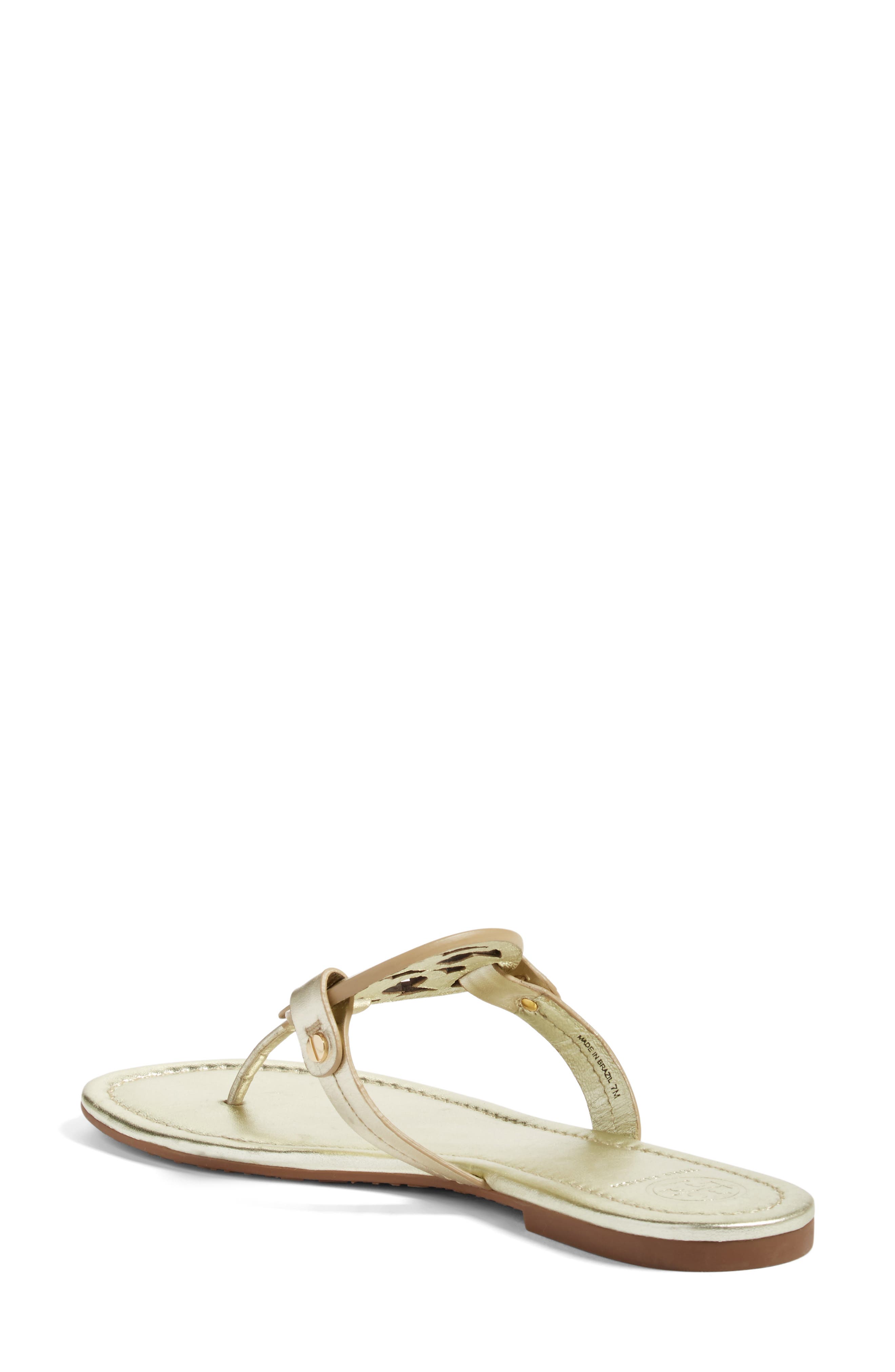 Miller Thong Sandal, Alternate, color, SPARK GOLD