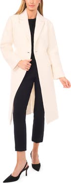 Halogen® Double Breasted Bouclé Coat