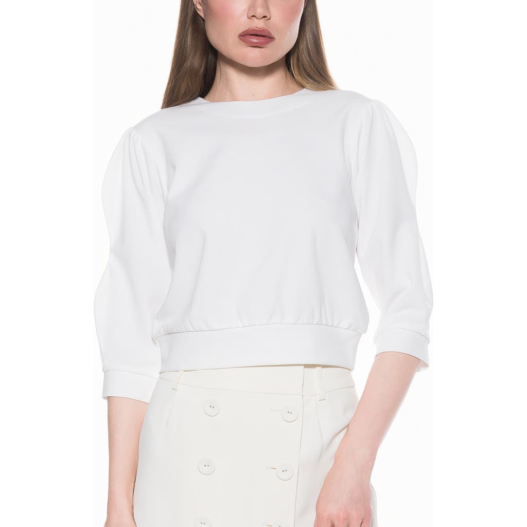 Alexia Admor Bebe Three-quarter Sleeve Sweatshirt
