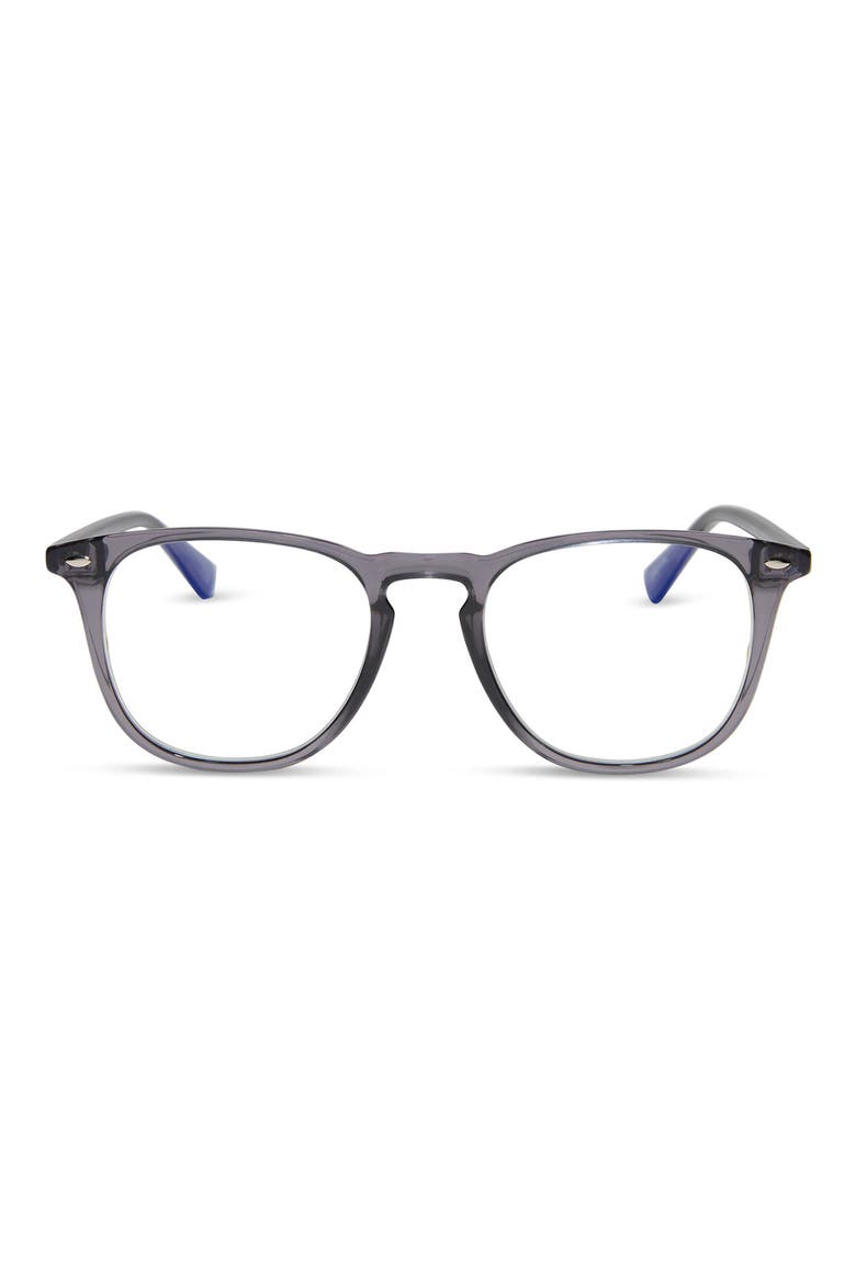 Alex 54mm Square Optical Glasses, Main, color, SMOKE CRYSTAL