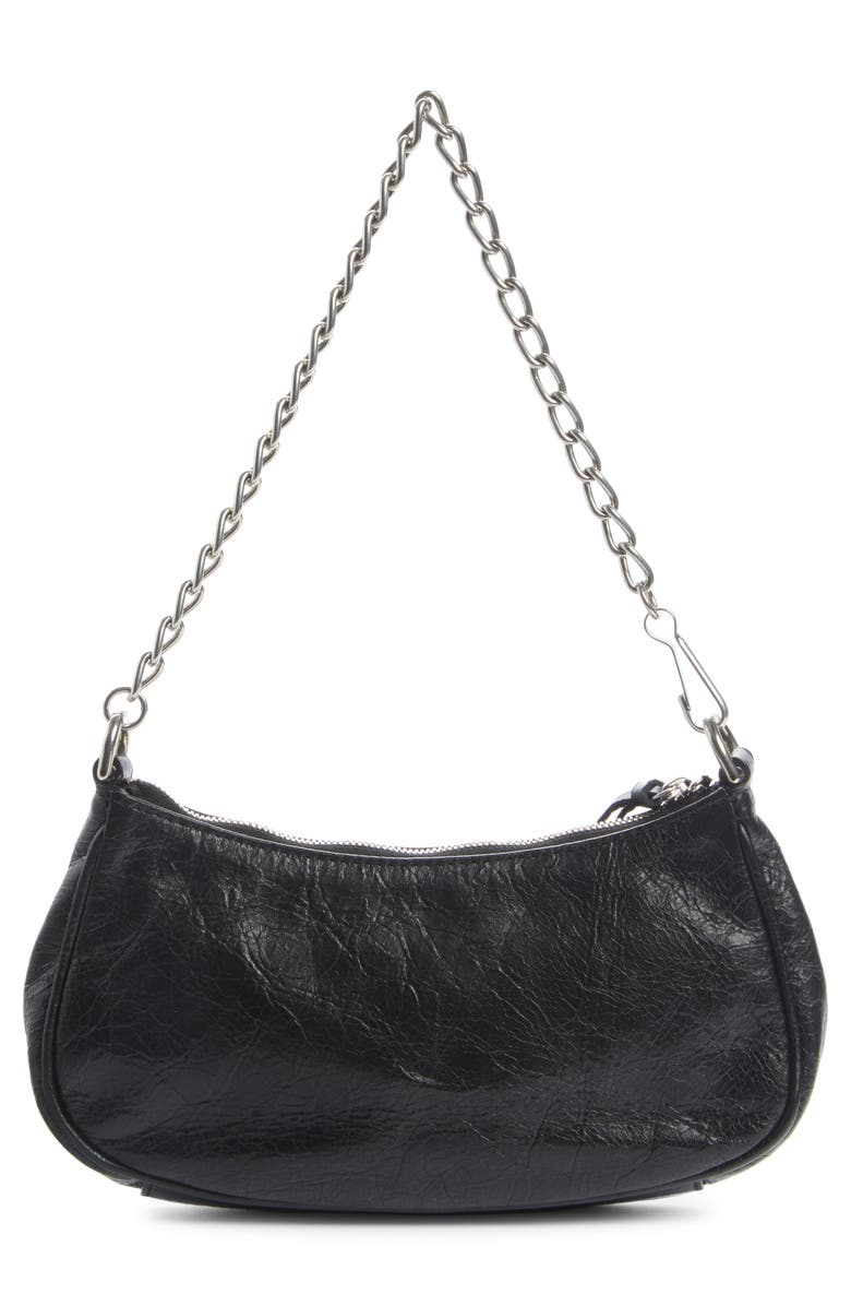 Balenciaga Mini Le Cagole Leather Crossbody, Alternate, color,