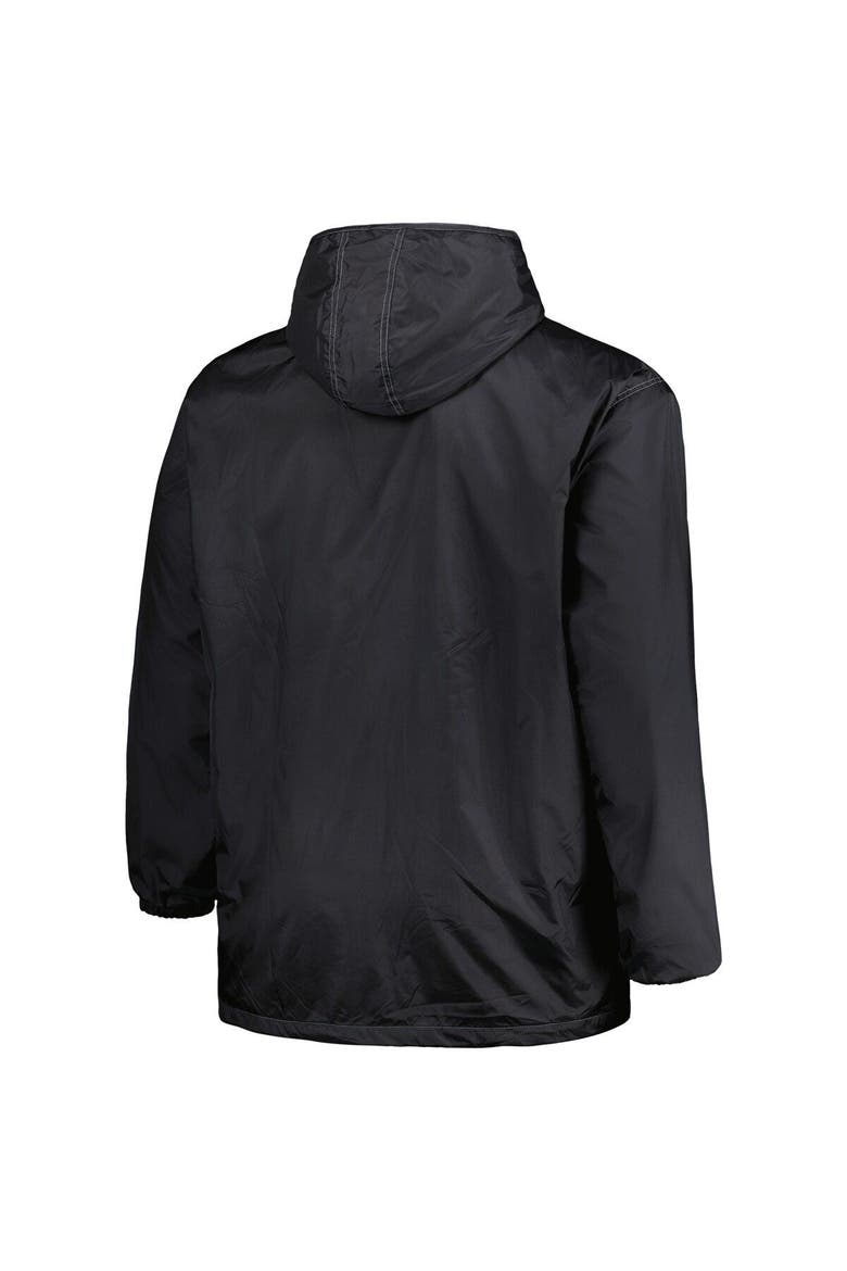 Men's Dunbrooke Black Arizona Cardinals Big & Tall Legacy Stadium Full-Zip Jacket, Alternate, color, Black