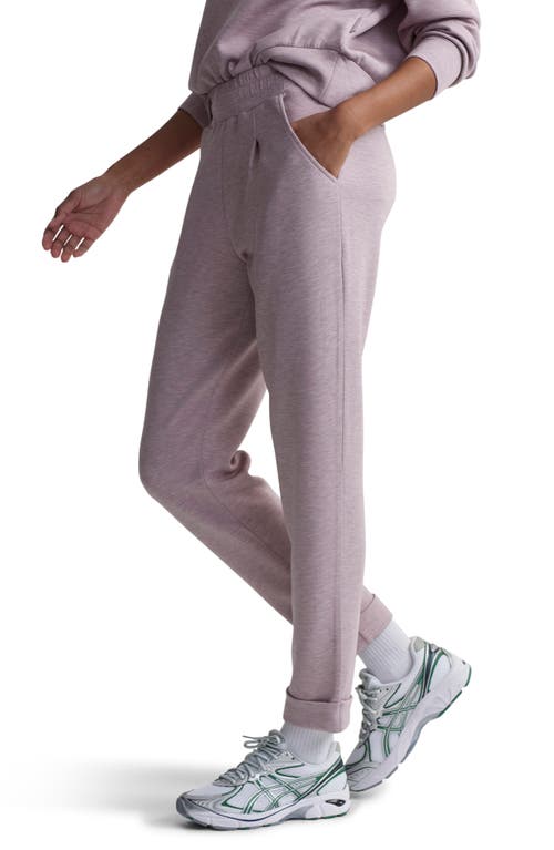 Varley The Rolled Cuff Pants 25" In Mauve Marl