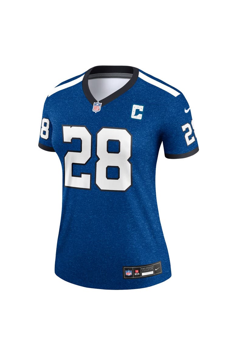 Women's Nike Jonathan Taylor  Royal Indianapolis Colts Alternate Legend Player Performance Top, Alternate, color, Royal