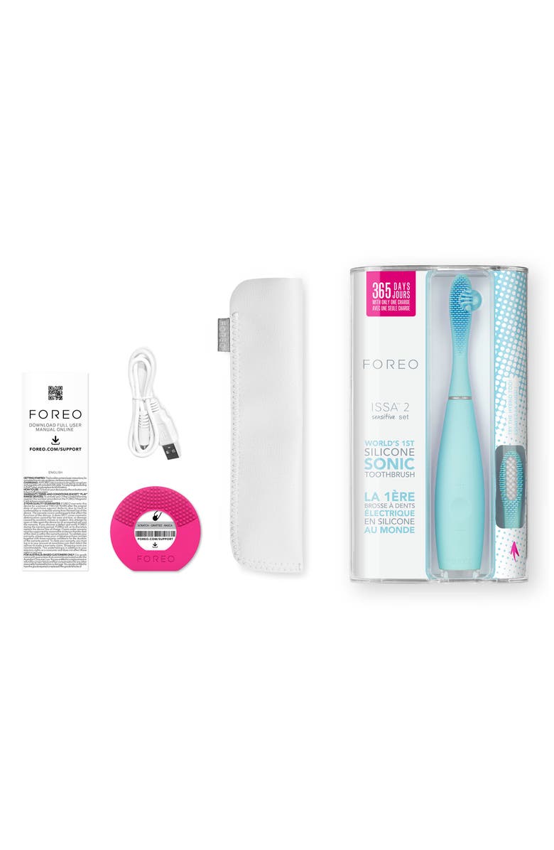 FOREO ISSA<sup>™</sup> 2 Sensitive Sonic Toothbrush Kit, Alternate, color,