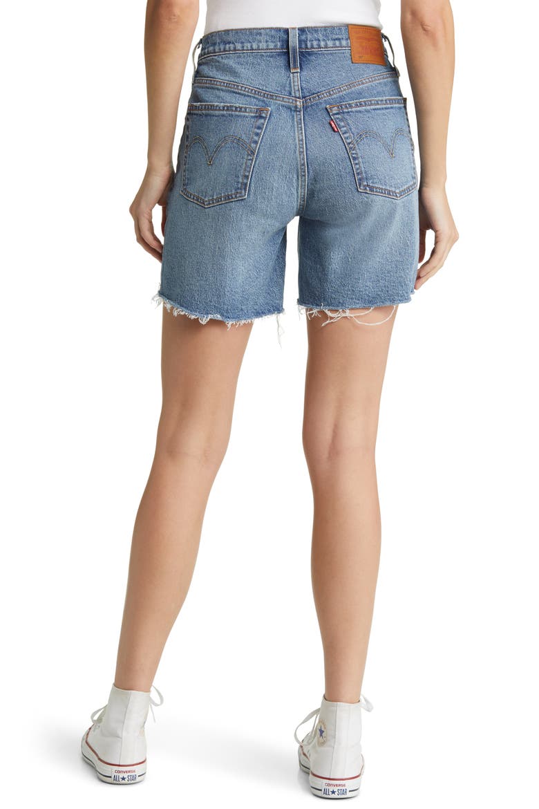 501® Mid Thigh Cutoff Denim Shorts, Alternate, color, ODEON