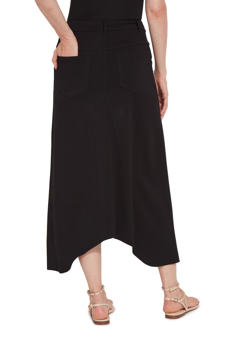 Riley Ponte Maxi Skirt, Alternate, color, BLACK