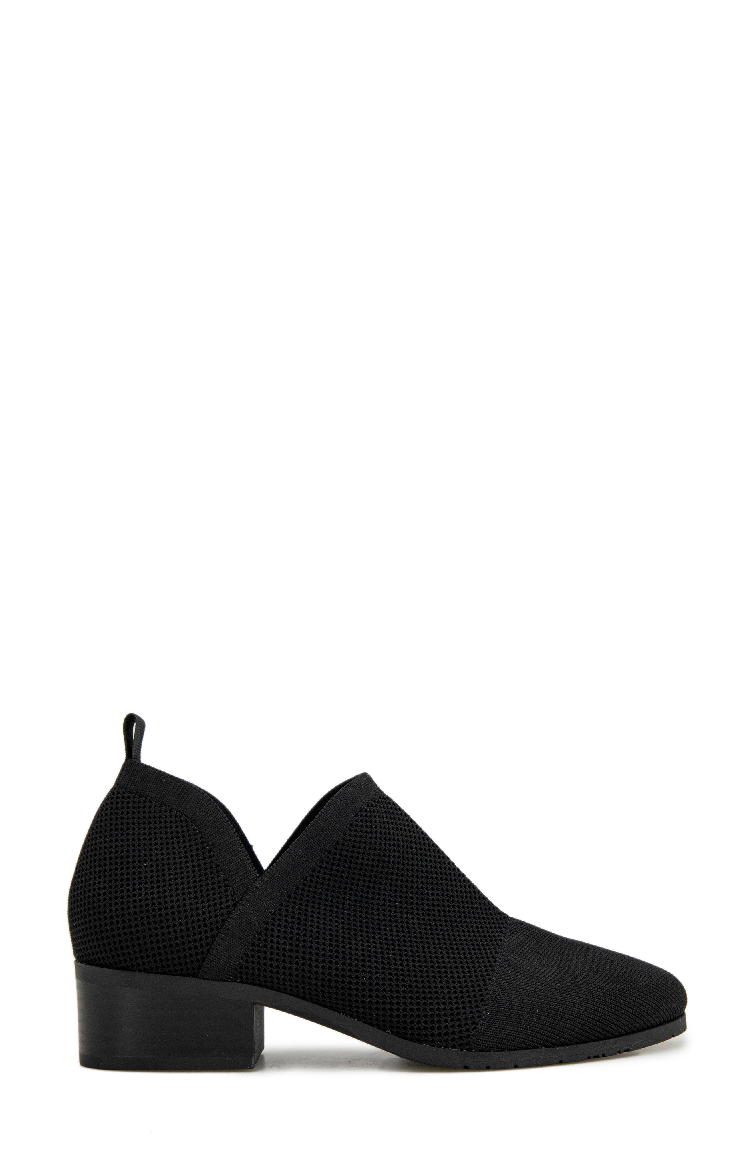 Side Knit Bootie, Alternate, color, BLACK