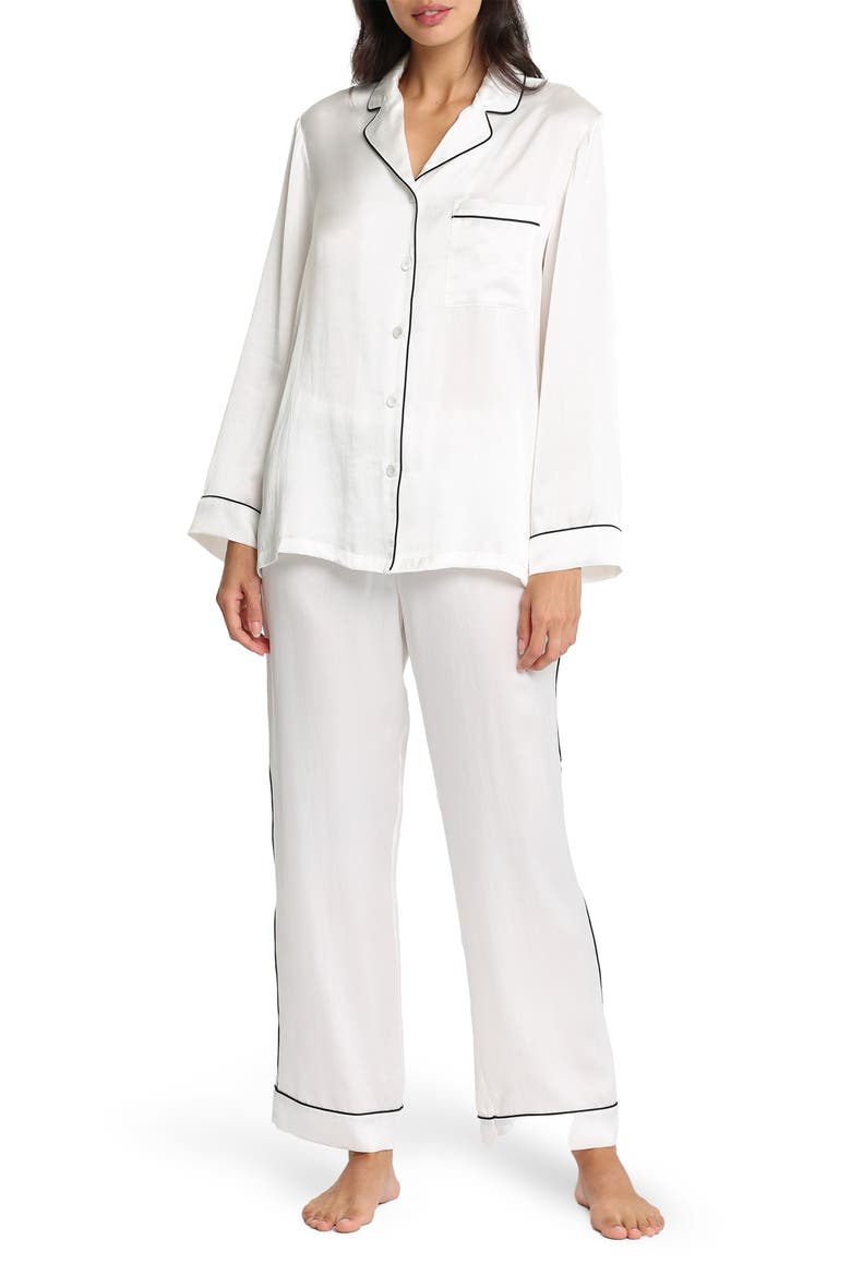 Silk Pajamas, Main, color, IVORY