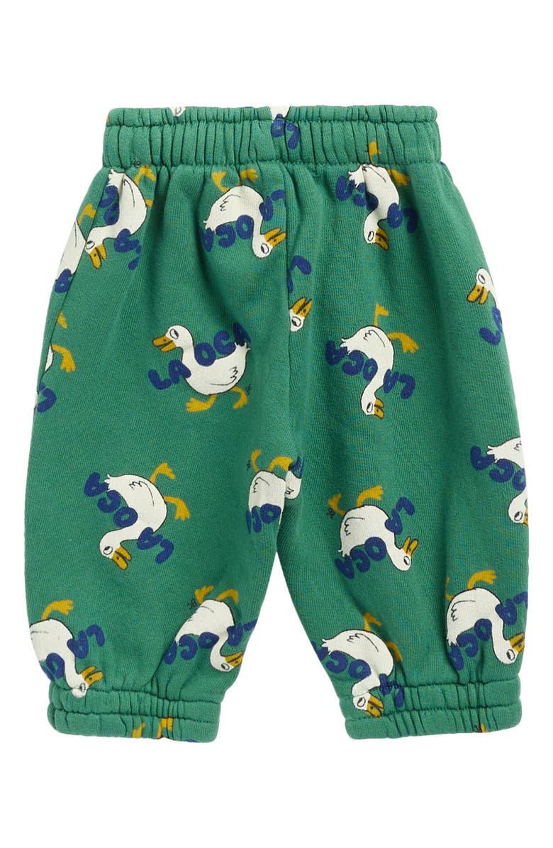 Bobo Choses La Oca Cotton Joggers, Alternate, color, Green