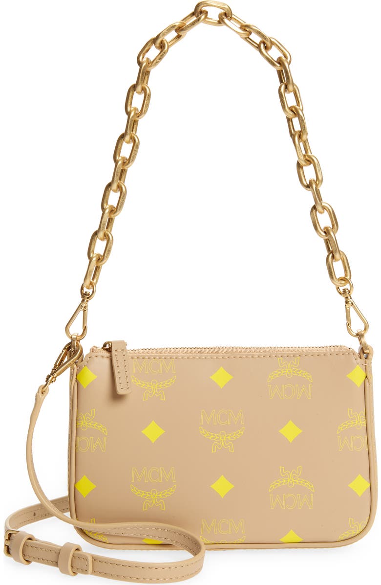 MCM Mini Color Splash Logo Shoulder Bag, Main, color,
