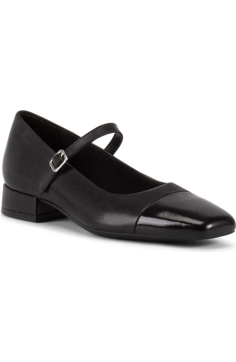 Vagabond Shoemakers Debbi Cap Toe Mary Jane, Main, color, Black/ Black