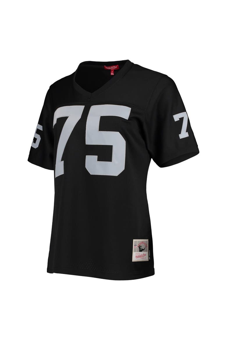 Mitchell&nessロサンゼルス レイダース ハウイ・ロングユニフォーム Mitchell & Ness Women's Mitchell & Ness Howie Long Black Las Vegas