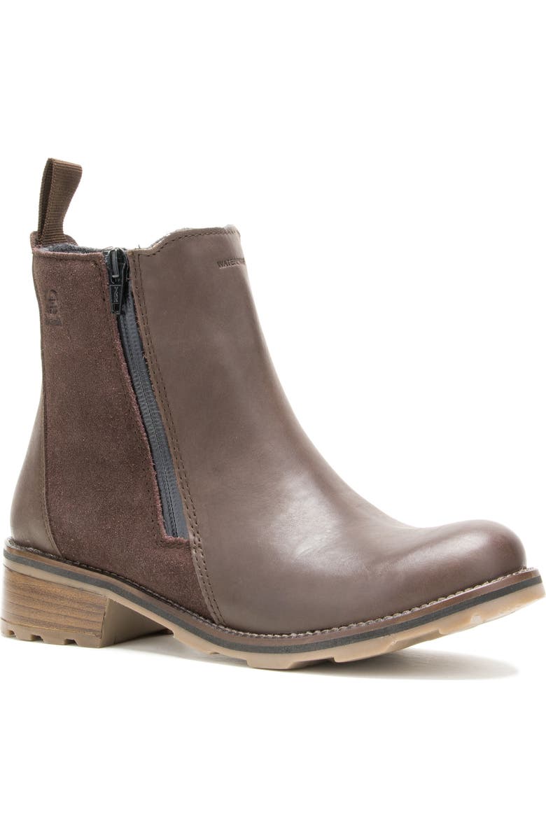 Kamik Isabellalo Waterproof Ankle Boot, Main, color, Dark Brown