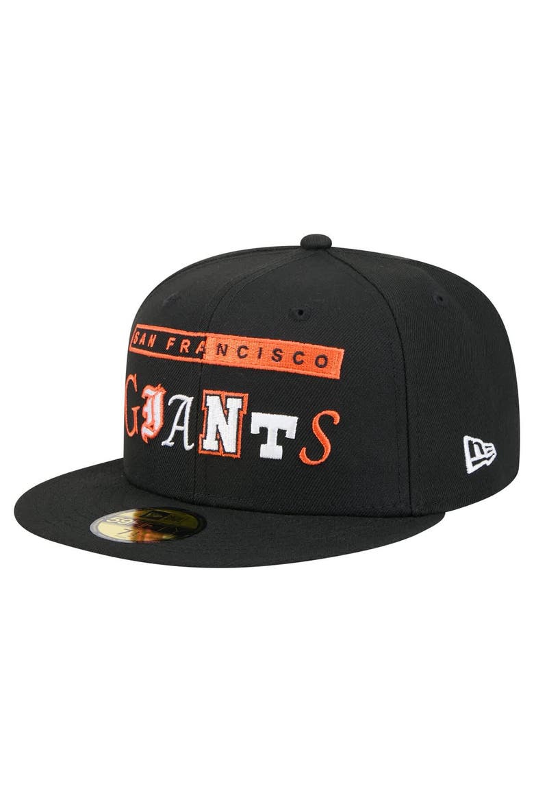 Men's New Era Black San Francisco Giants Ransom 59FIFTY Fitted Hat, Main, color, Black